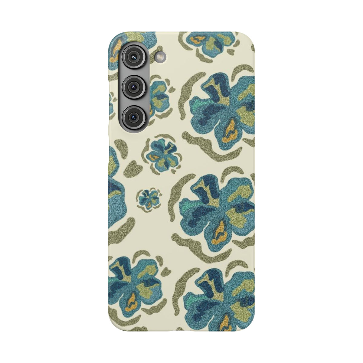 Slim Case – Blue Flowers