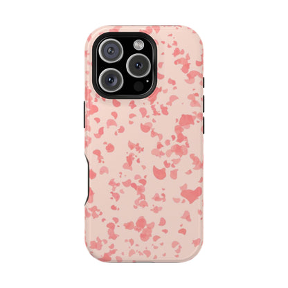 Phone Case (Pink Leaves)
