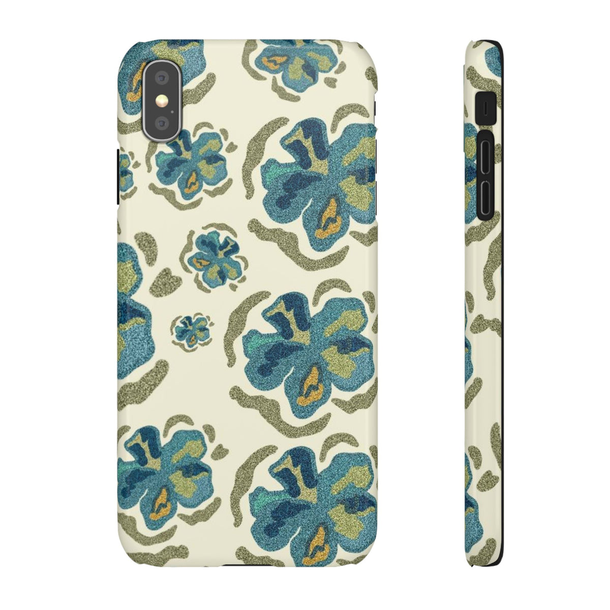 Slim Case – Blue Flowers
