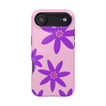 Magnetic Phone Case (Violet Flowers)