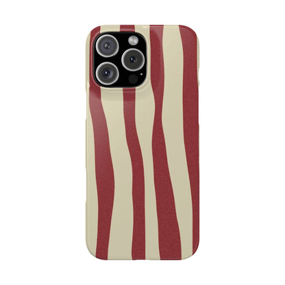 Custom Case (Red Lines)