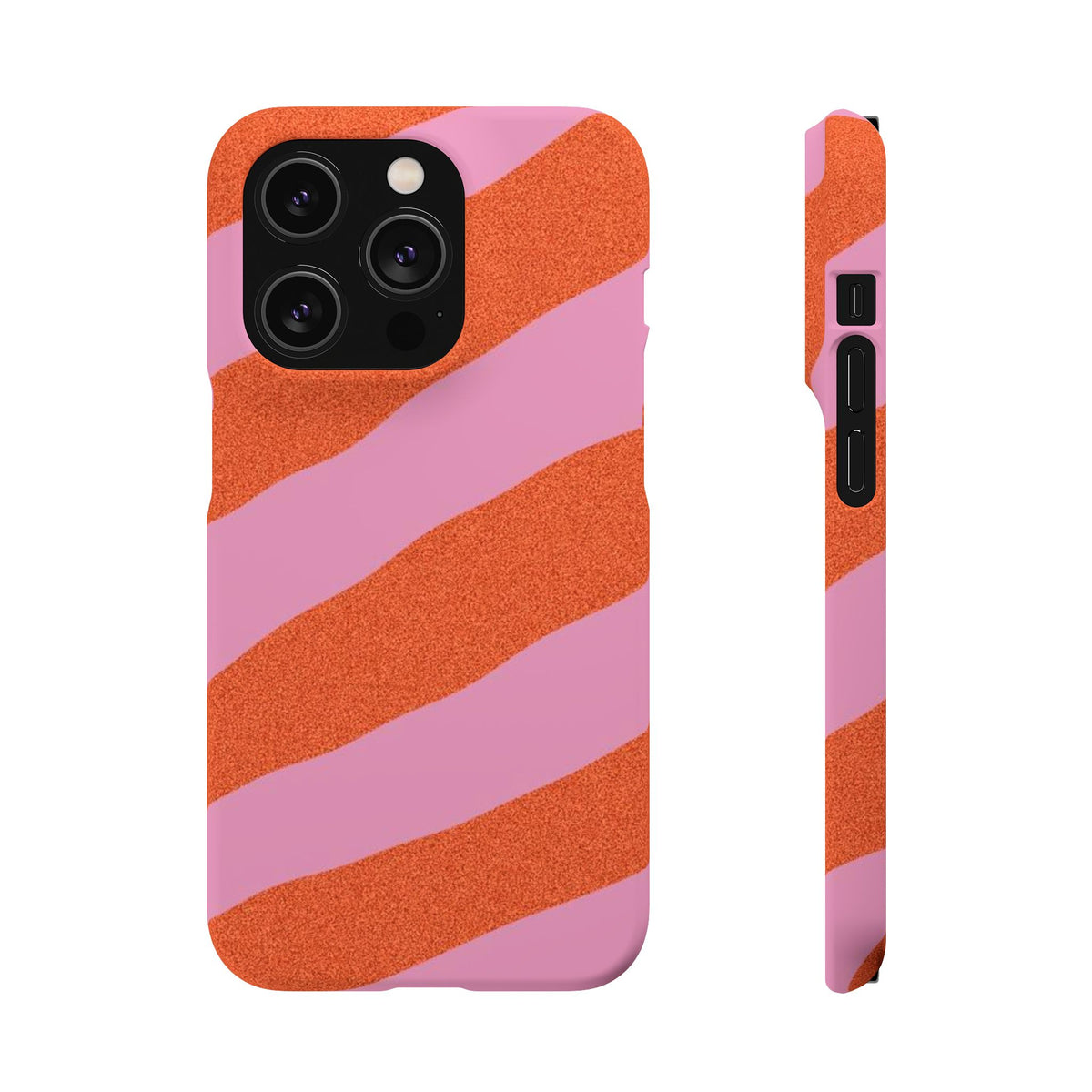 Slim Case – Orange and Pink Lines