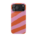 Slim Case – Orange and Pink Lines