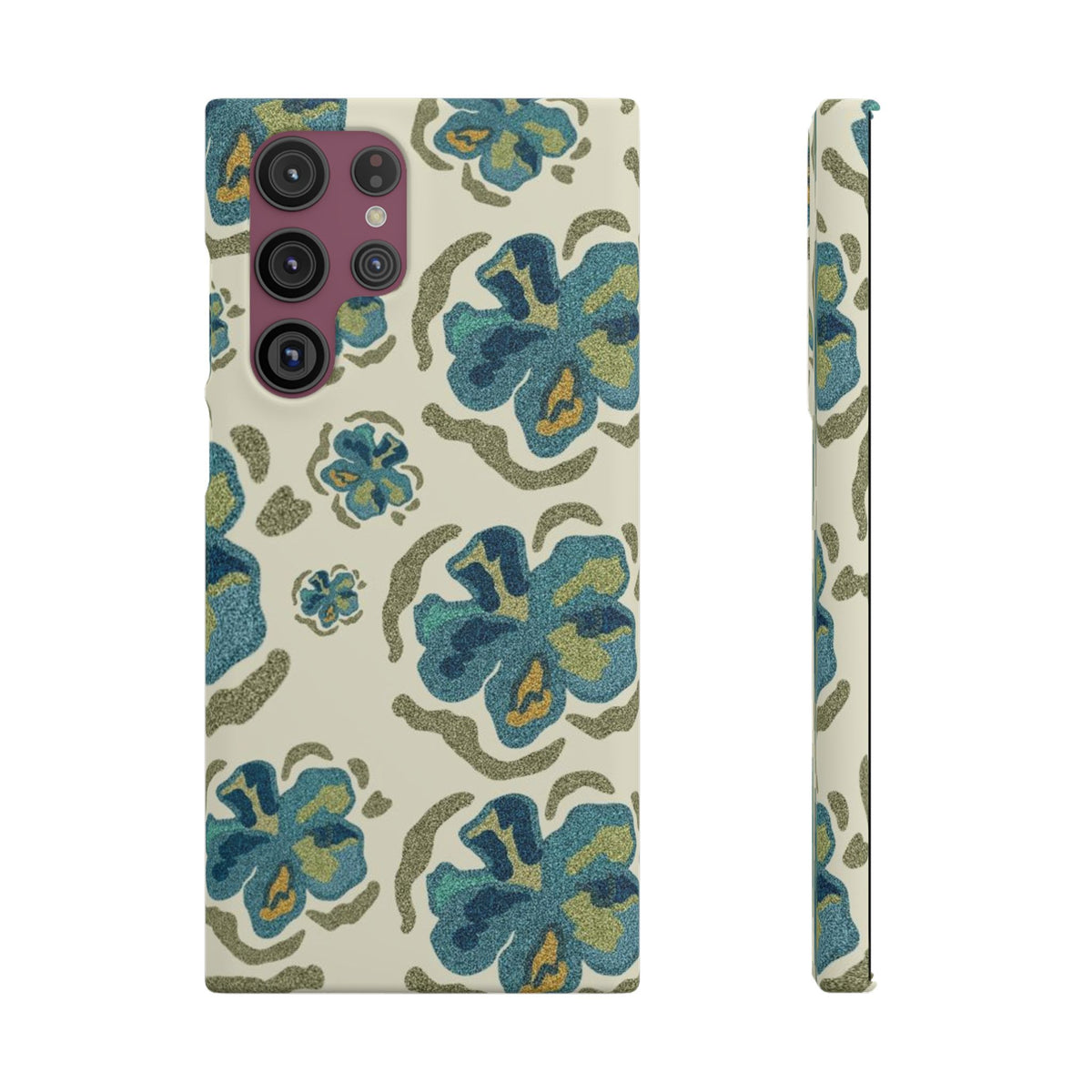 Slim Case – Blue Flowers