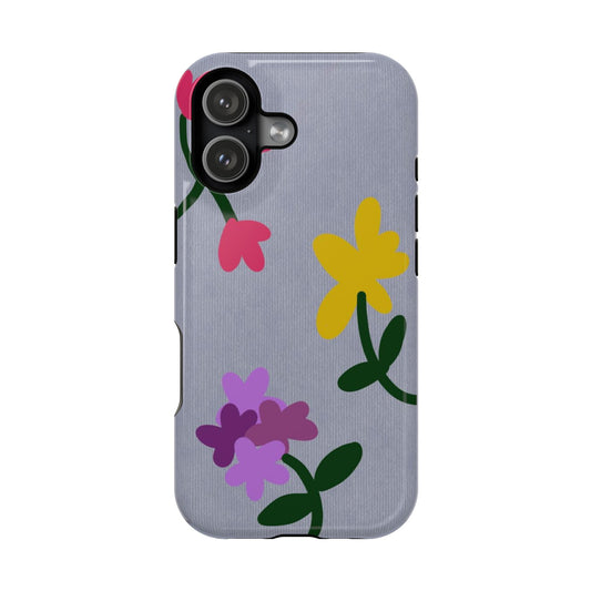 Magnetic Phone Case (Flowers)