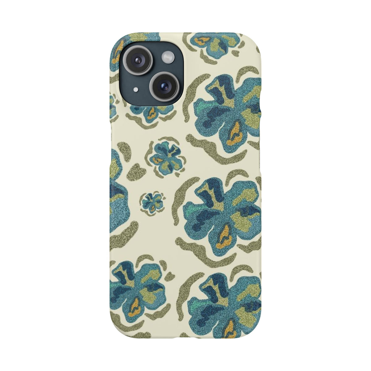 Slim Case – Blue Flowers
