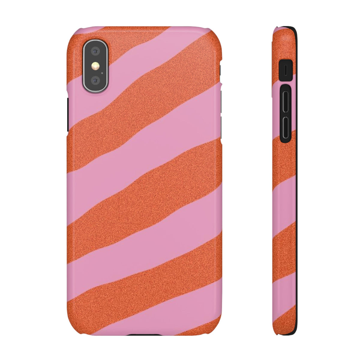 Slim Case – Orange and Pink Lines
