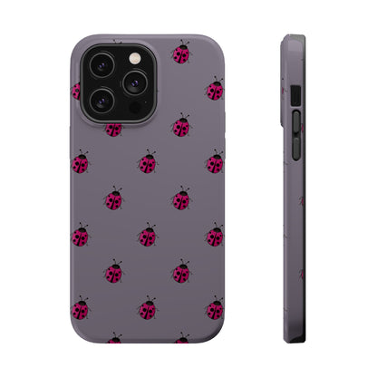 Magnetic Phone Case (Ladybugs)