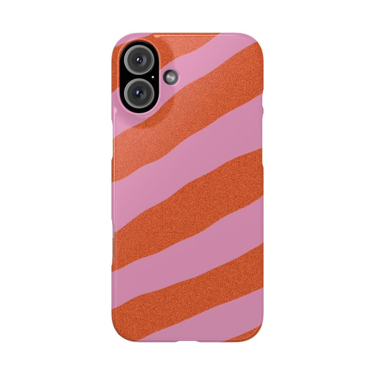 Slim Case – Orange and Pink Lines