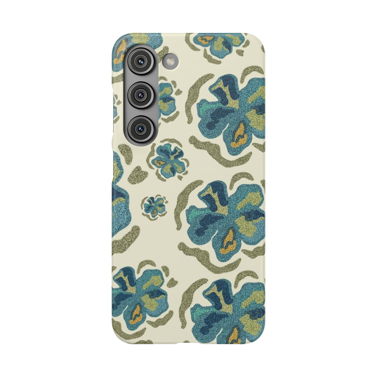 Slim Case – Blue Flowers