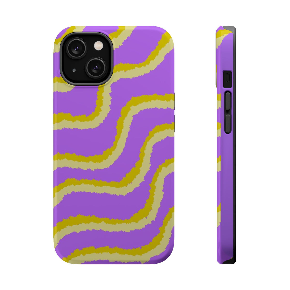 Magnetic Phone Case (Purple & Yellow)