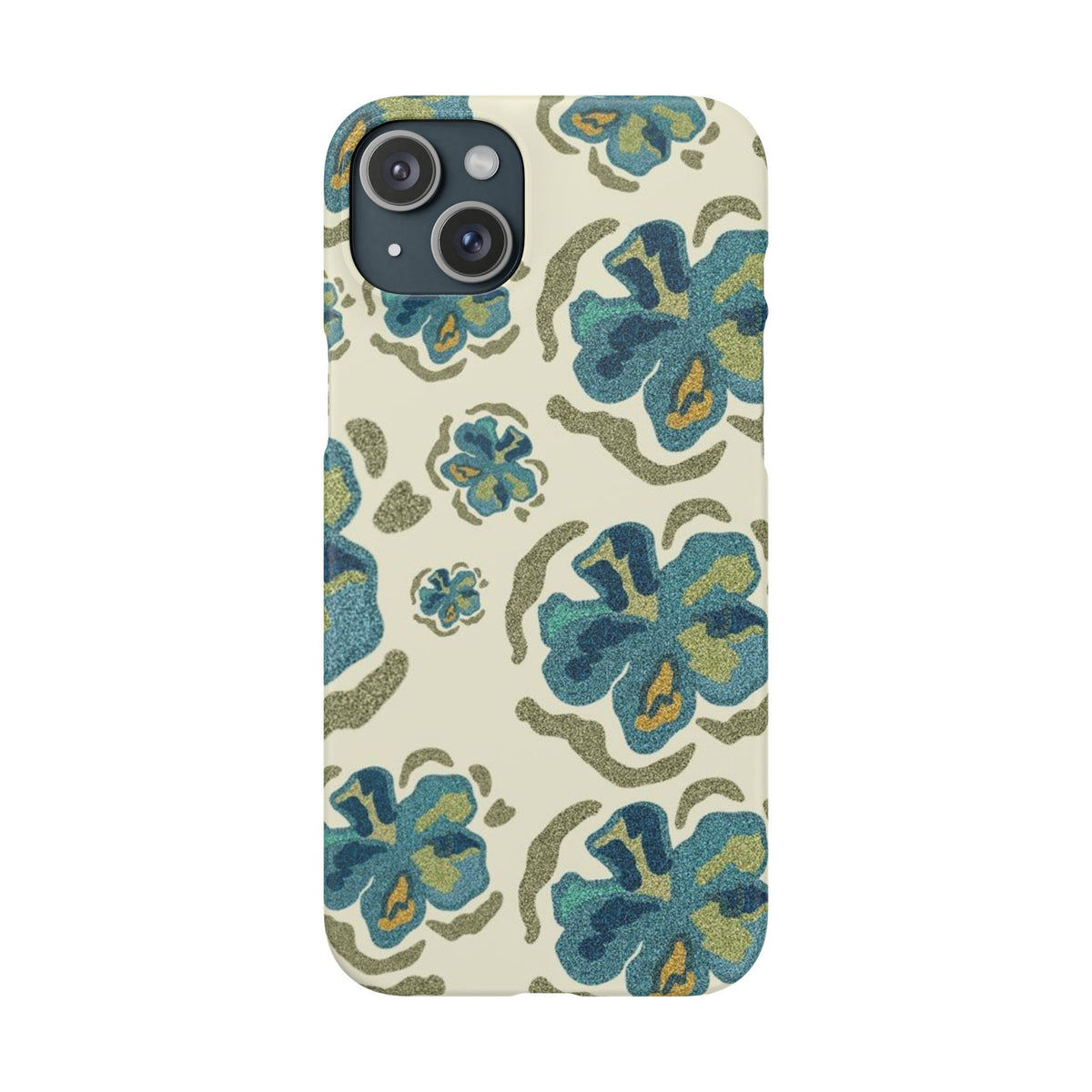 Slim Case – Blue Flowers