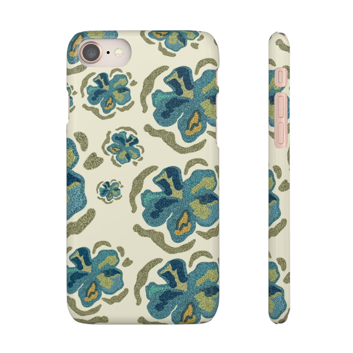 Slim Case – Blue Flowers