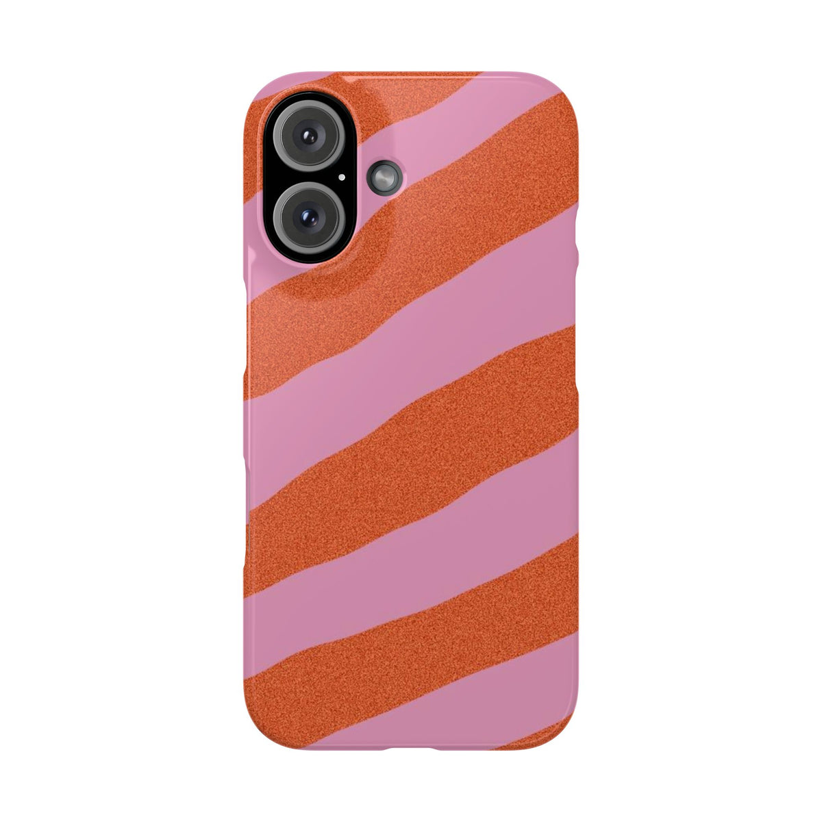 Slim Case – Orange and Pink Lines