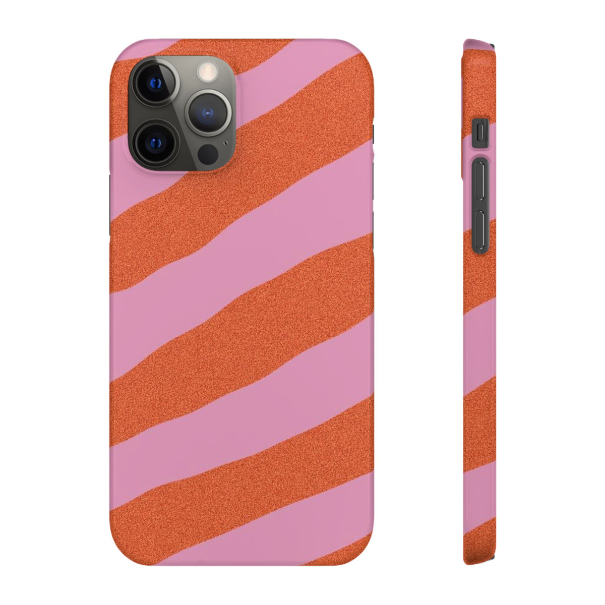 Slim Case – Orange and Pink Lines