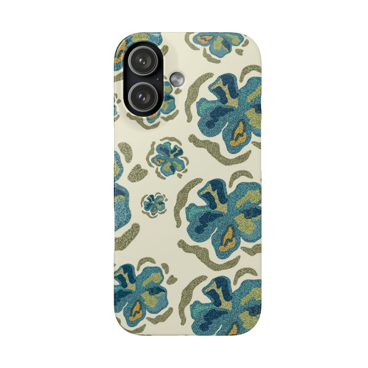 Slim Case – Blue Flowers