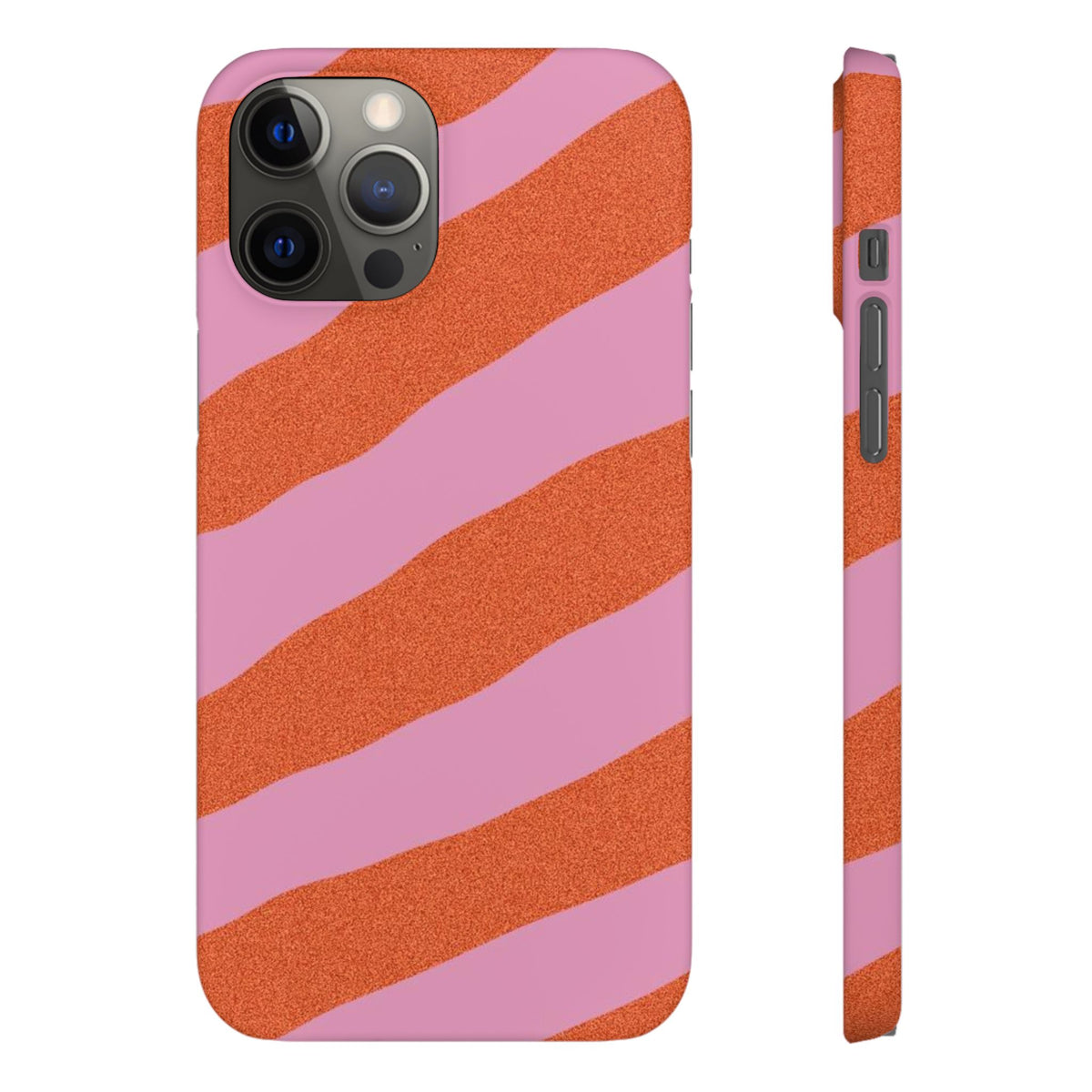 Slim Case – Orange and Pink Lines