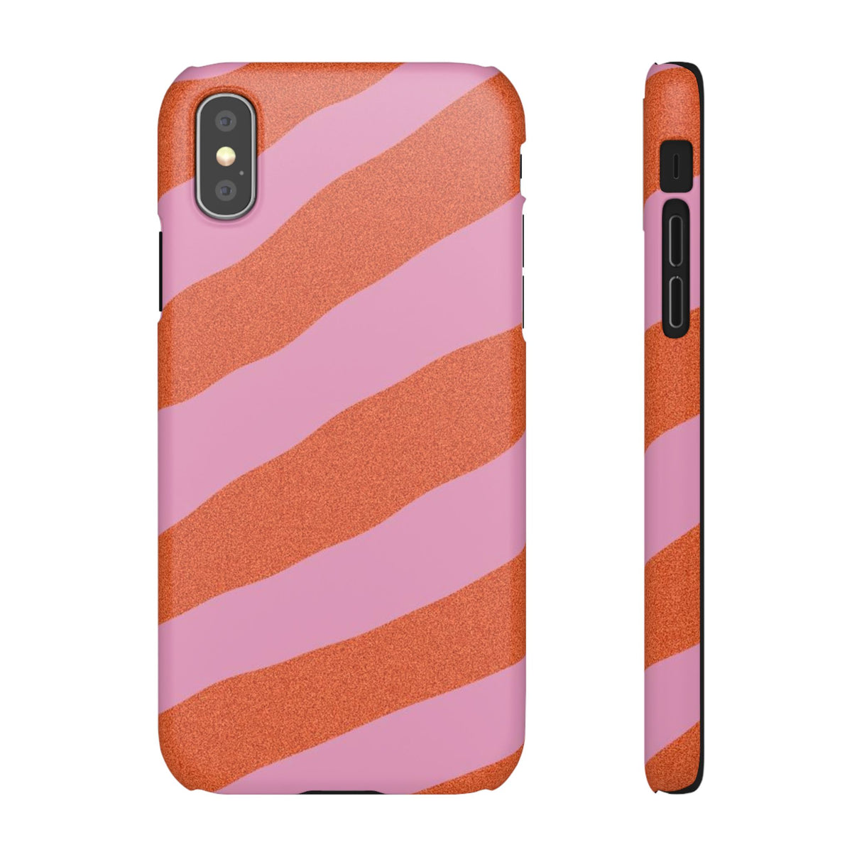 Slim Case – Orange and Pink Lines