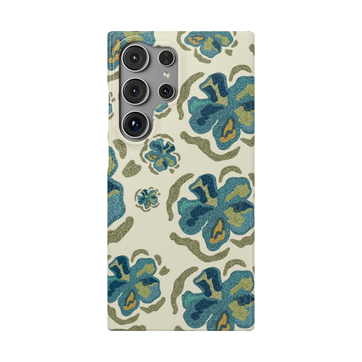 Slim Case – Blue Flowers