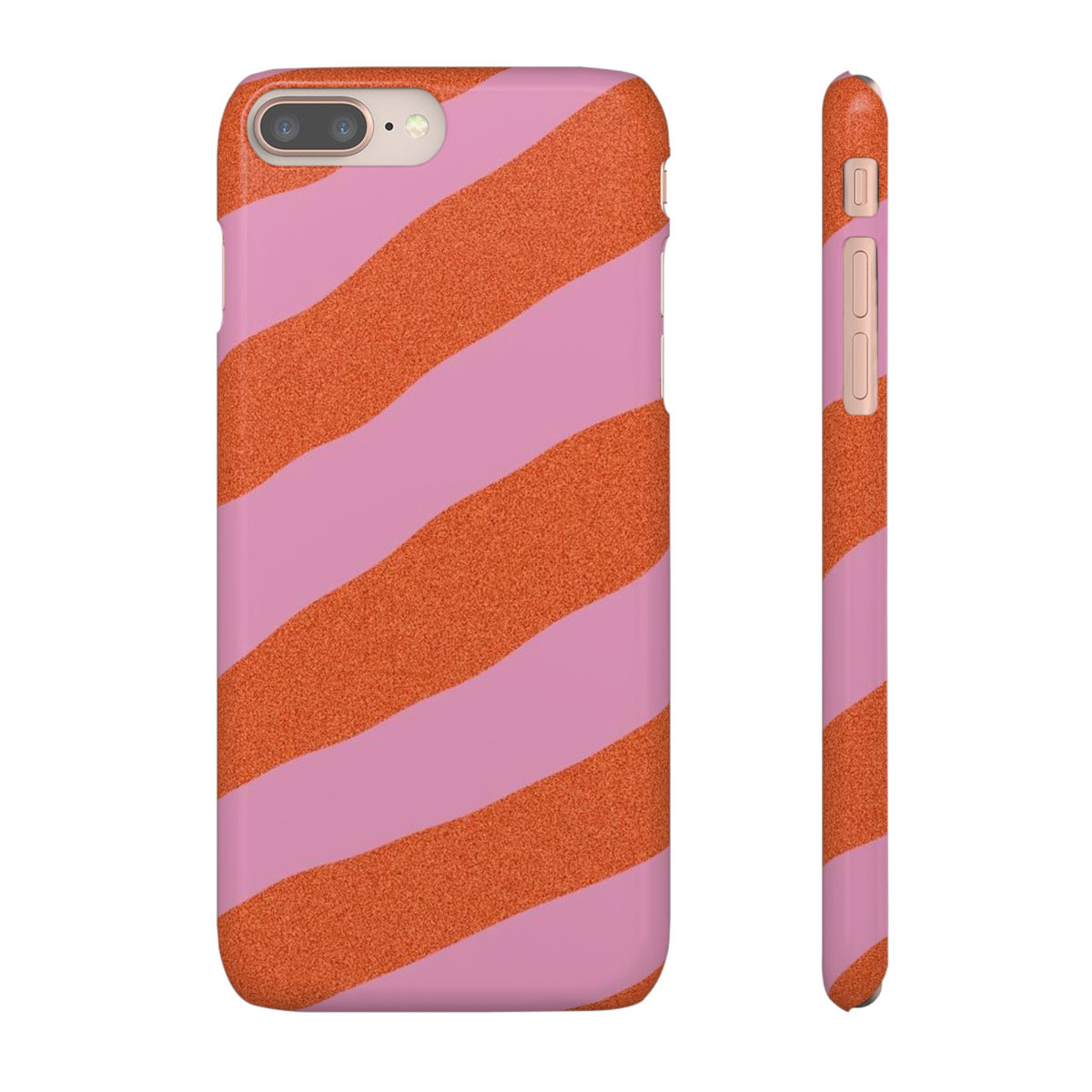 Slim Case – Orange and Pink Lines