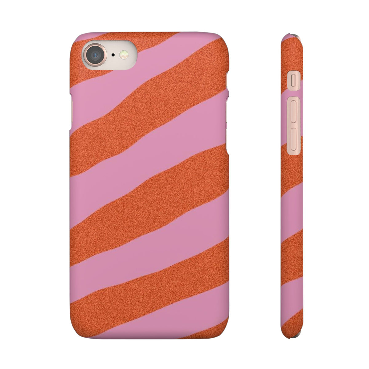 Slim Case – Orange and Pink Lines