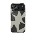 Magnetic Phone Case (Black Petals)