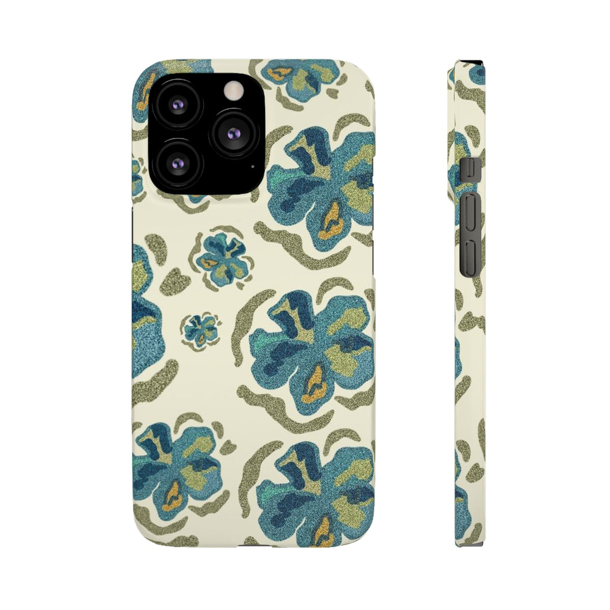 Slim Case – Blue Flowers