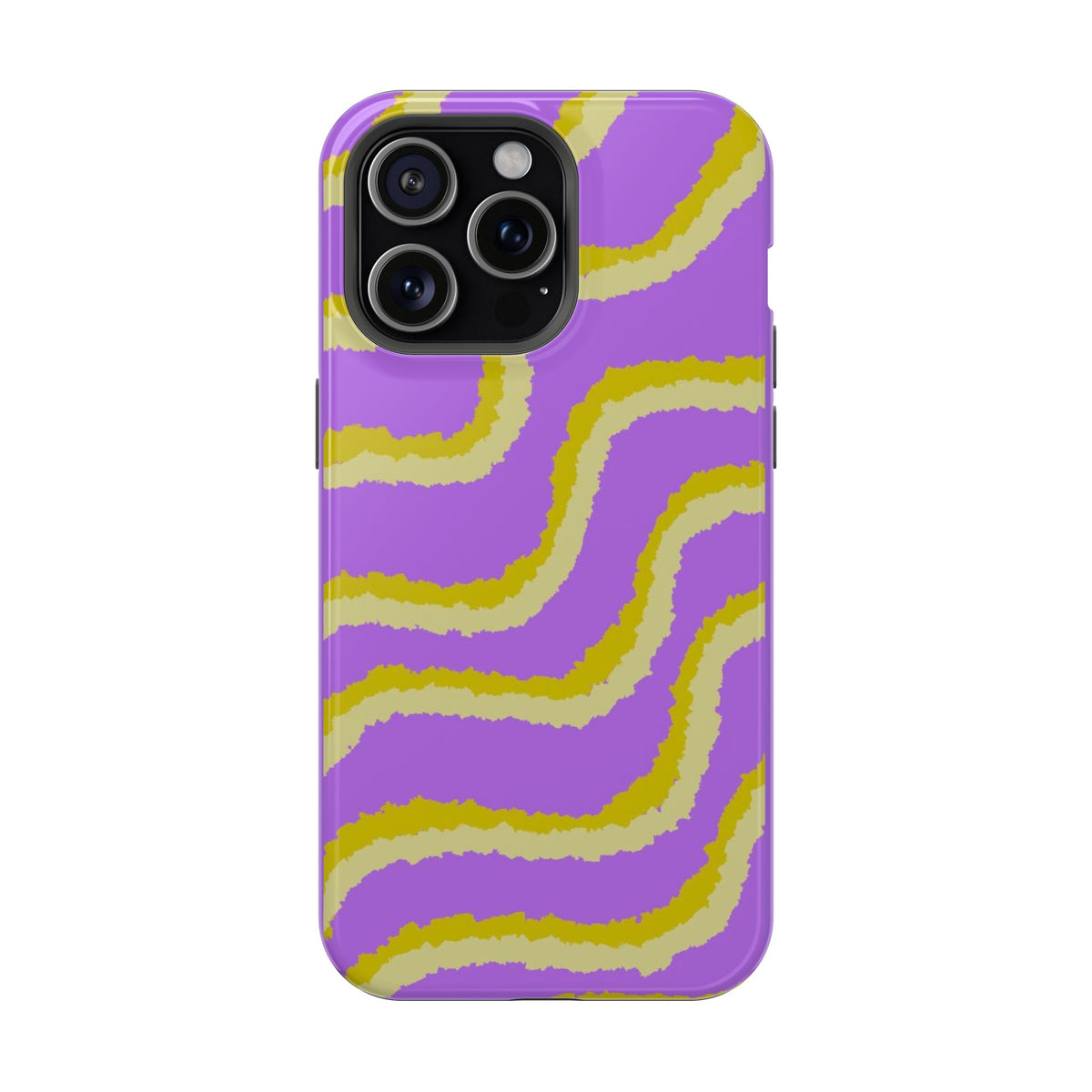 Magnetic Phone Case (Purple & Yellow)