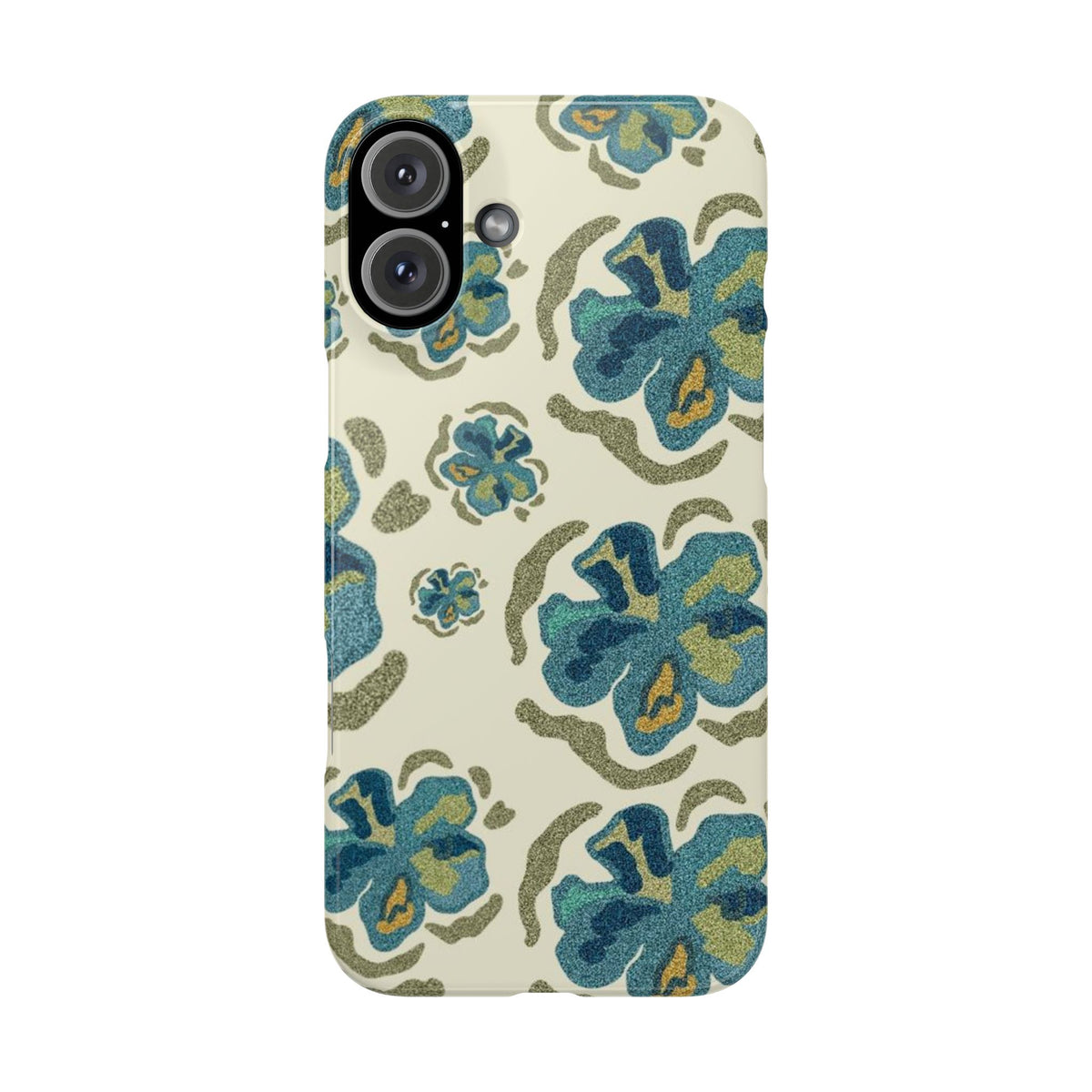 Slim Case – Blue Flowers