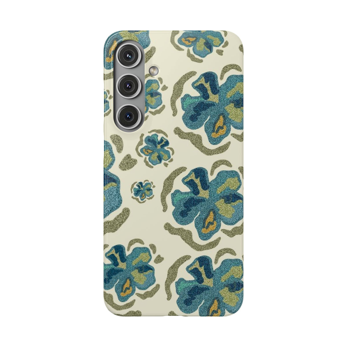 Slim Case – Blue Flowers