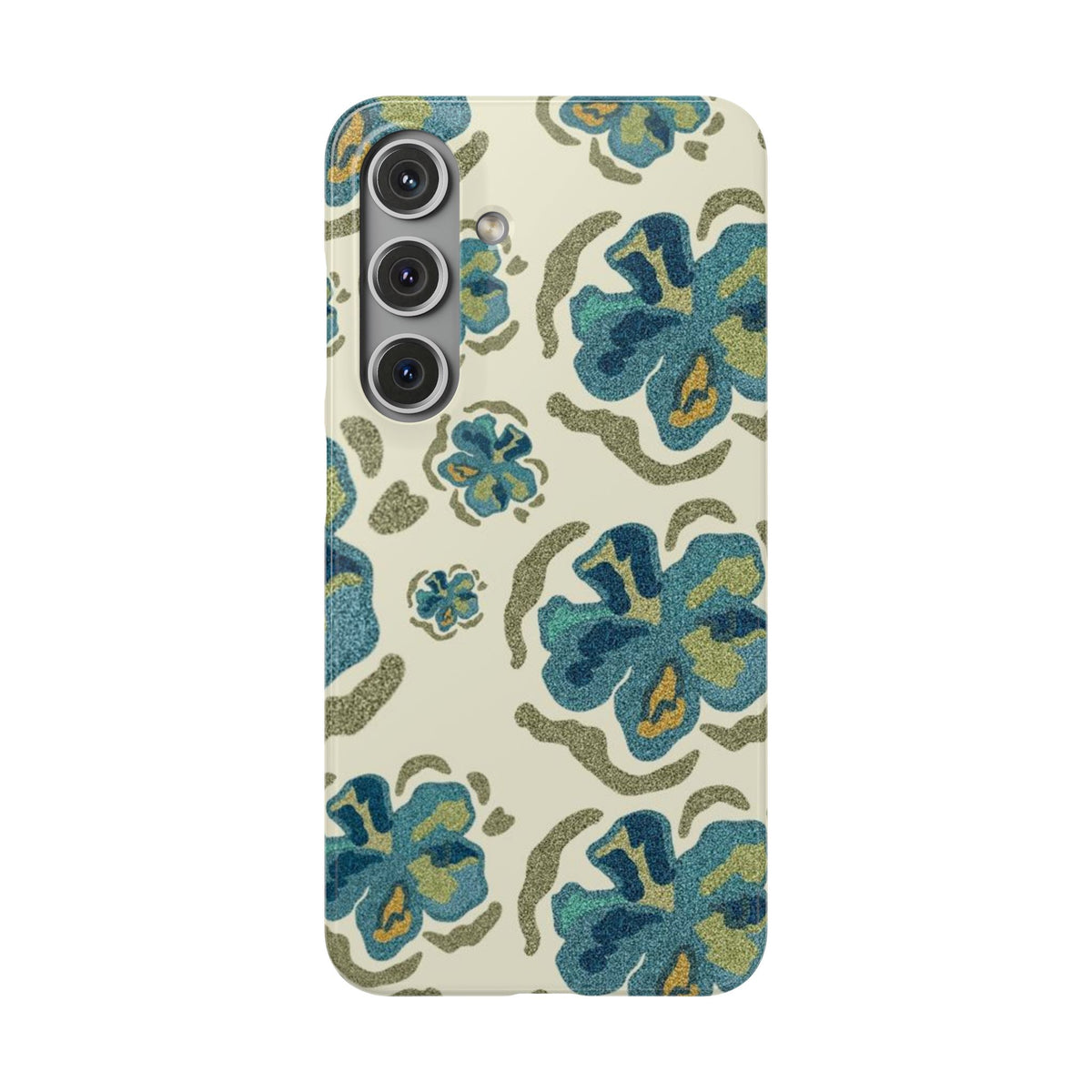 Slim Case – Blue Flowers
