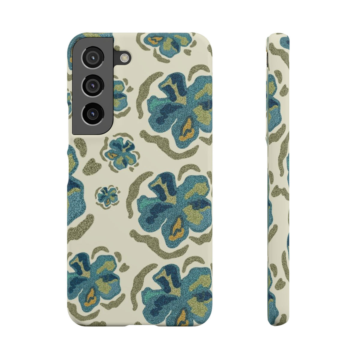 Slim Case – Blue Flowers
