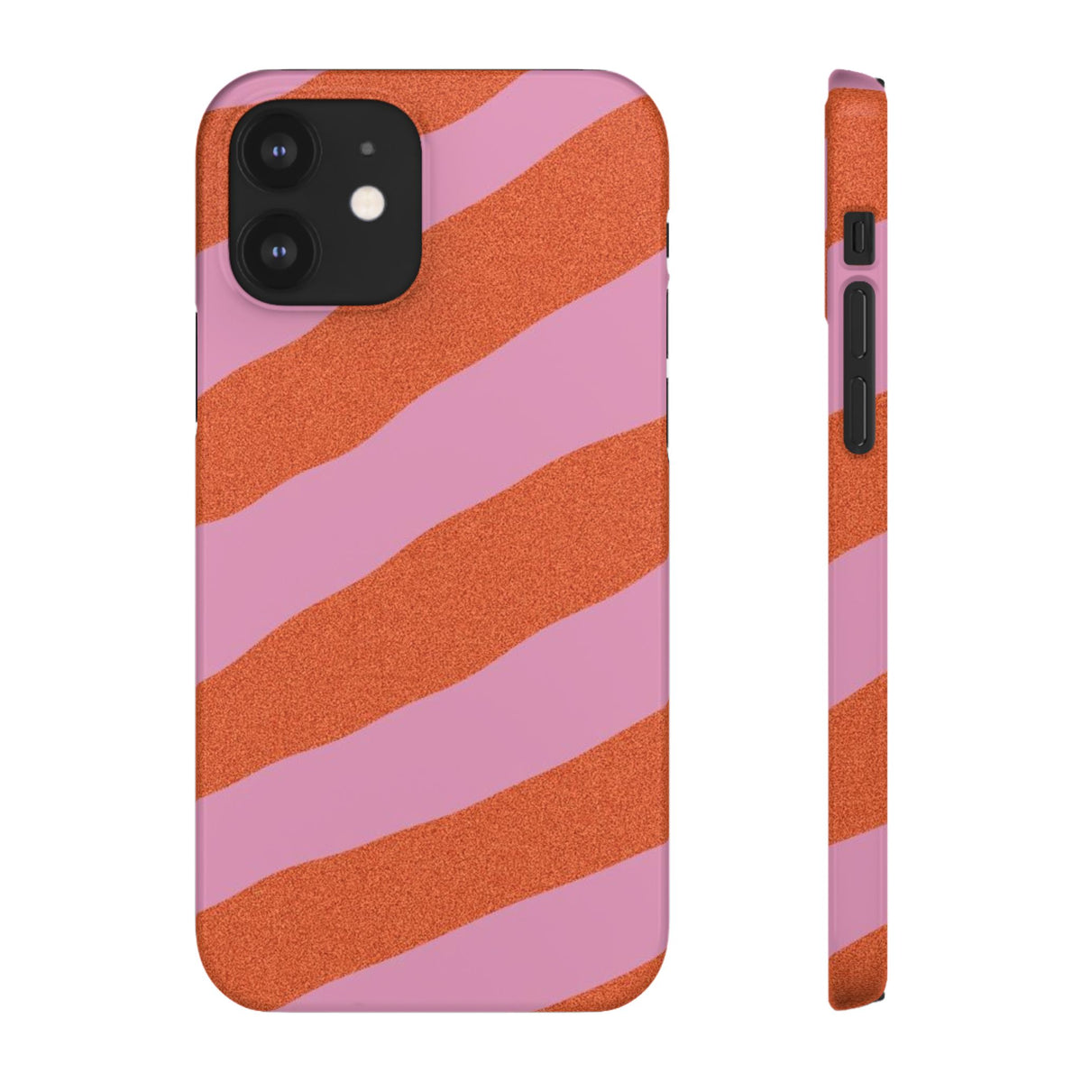 Slim Case – Orange and Pink Lines