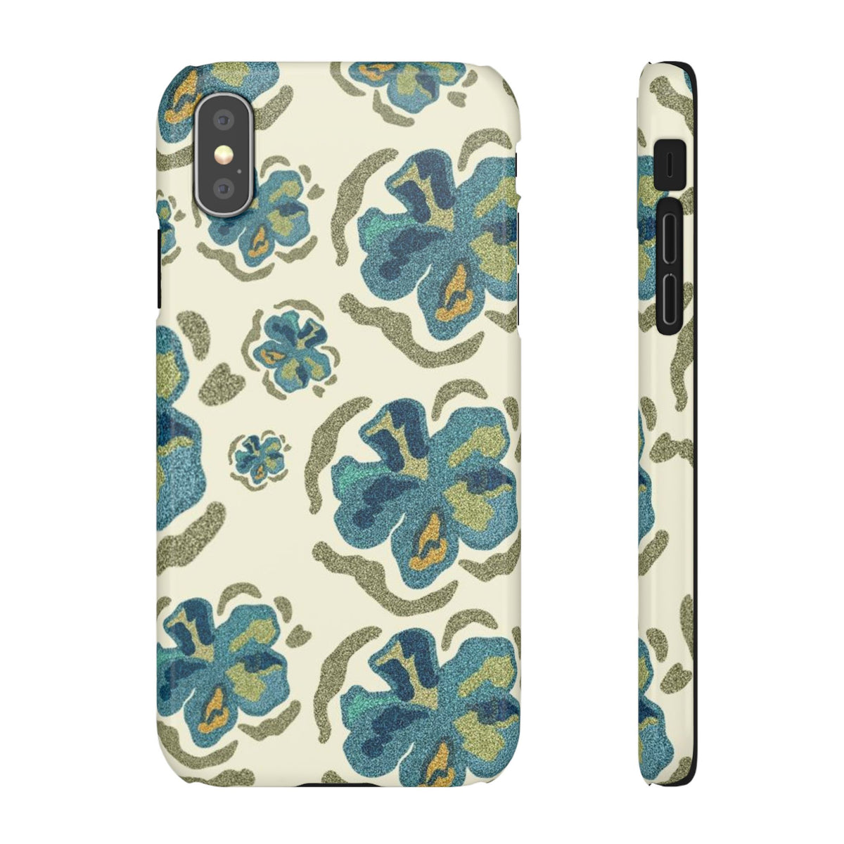 Slim Case – Blue Flowers