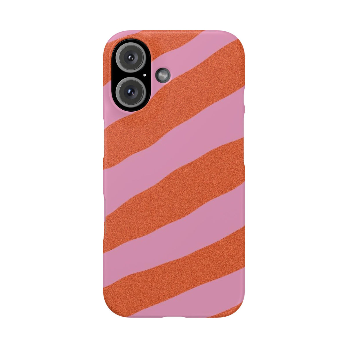 Slim Case – Orange and Pink Lines