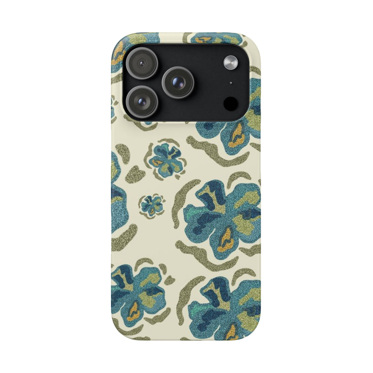 Slim Case – Blue Flowers