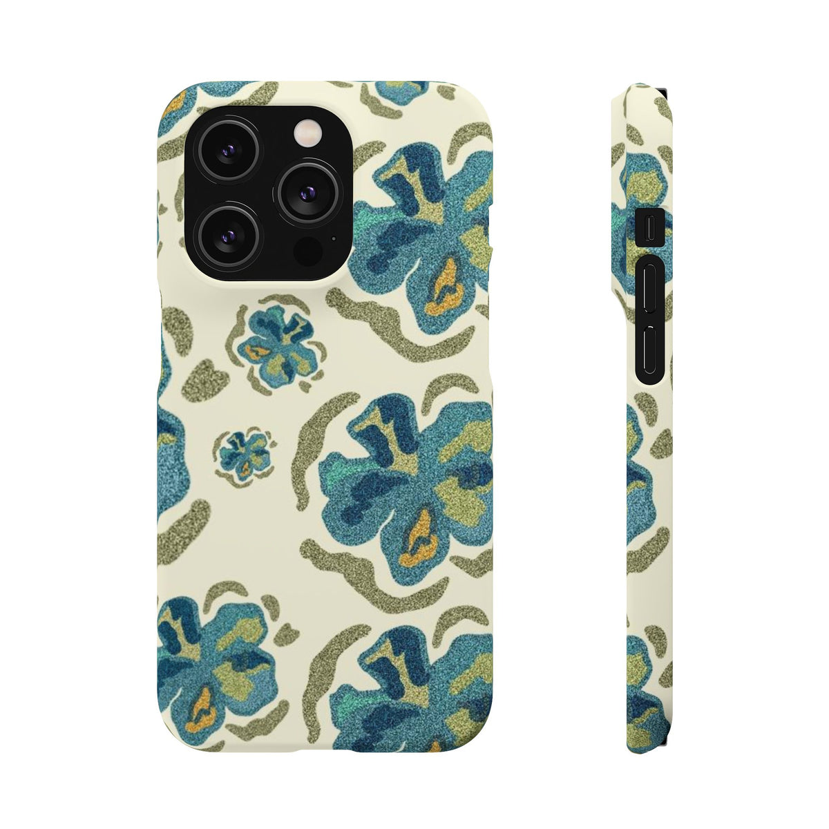 Slim Case – Blue Flowers