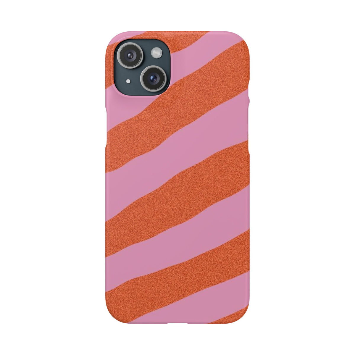Slim Case – Orange and Pink Lines