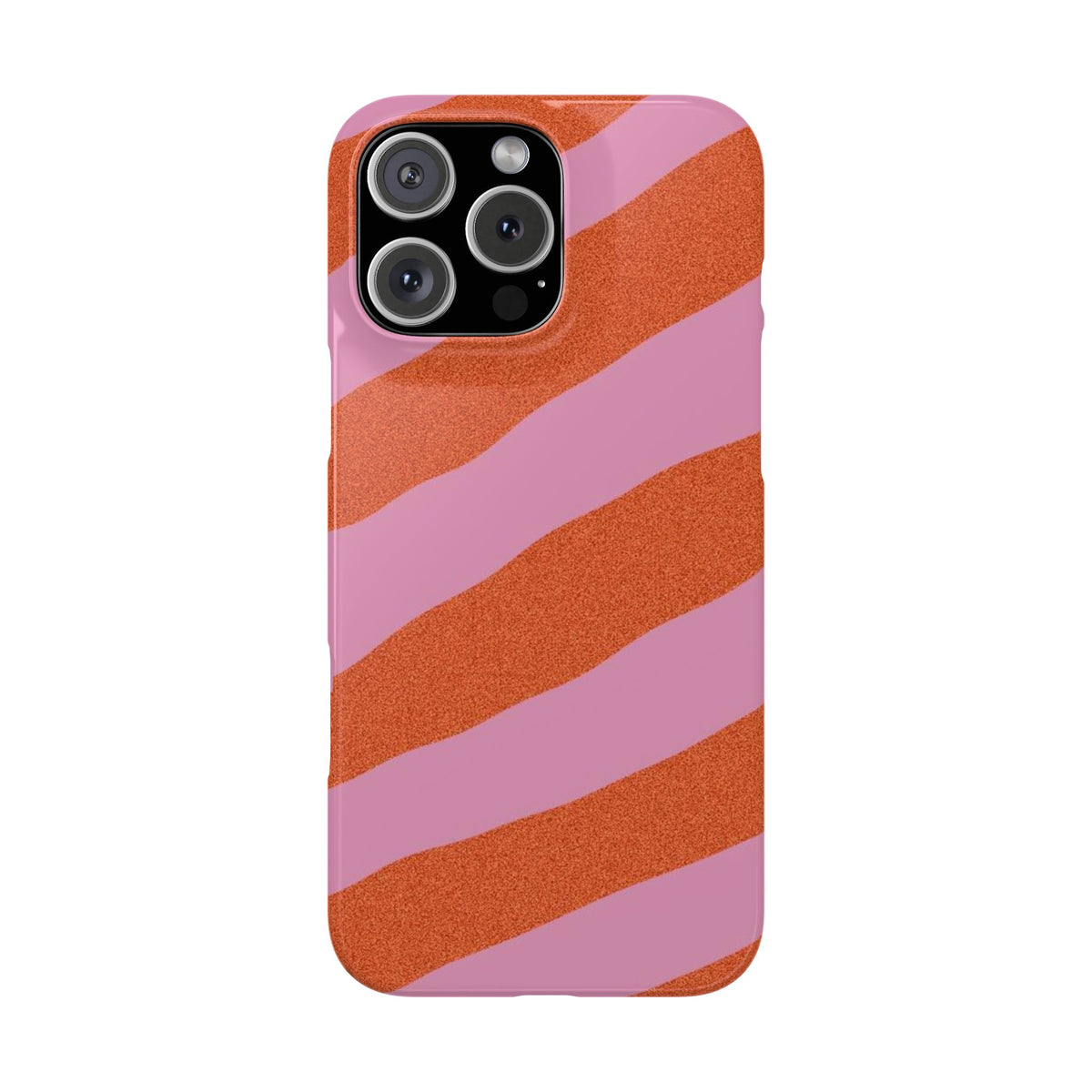 Slim Case – Orange and Pink Lines