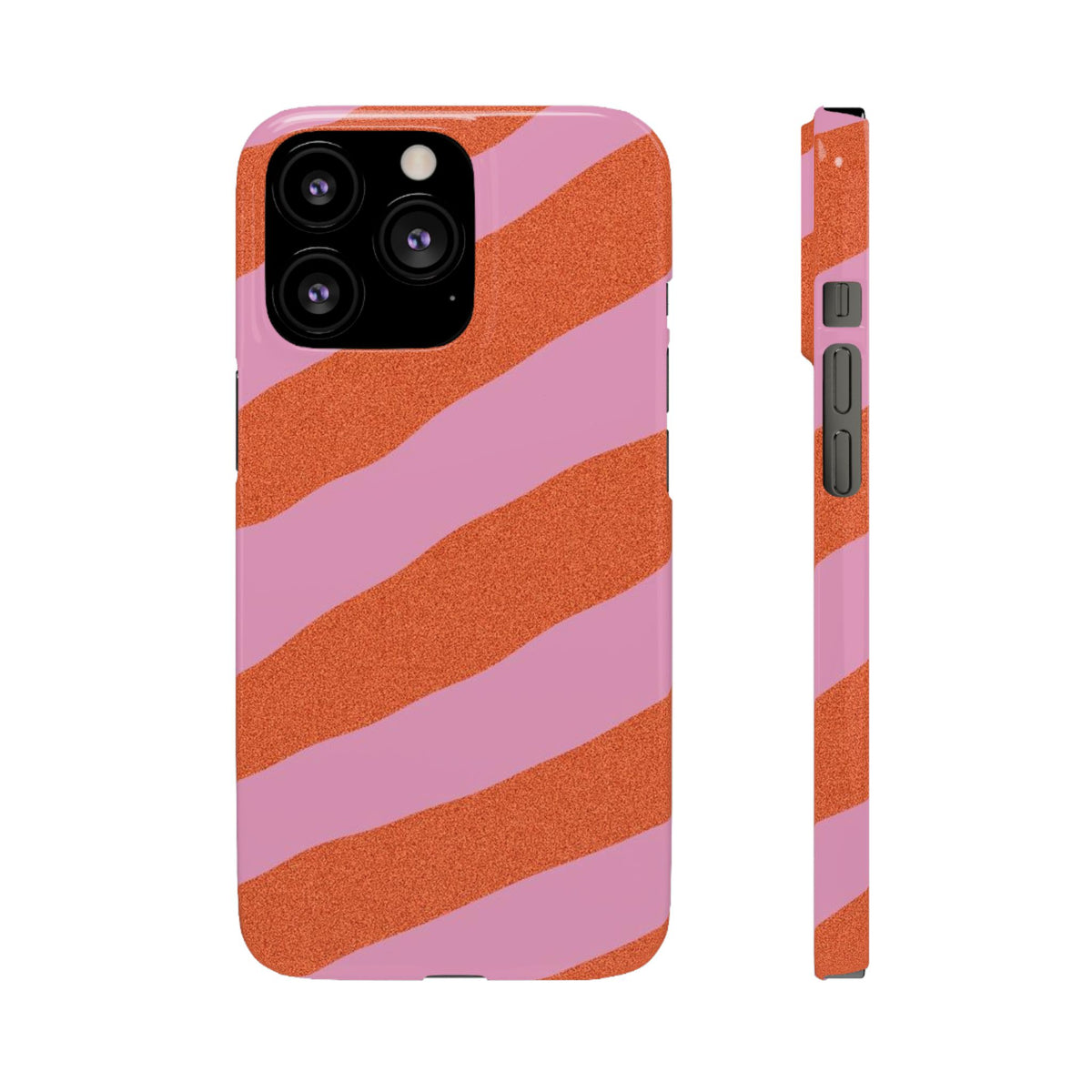 Slim Case – Orange and Pink Lines