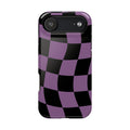 Phone Case (Purple Checkered)