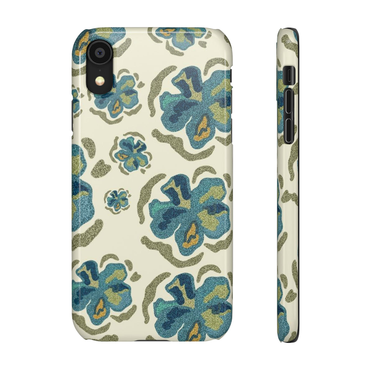 Slim Case – Blue Flowers