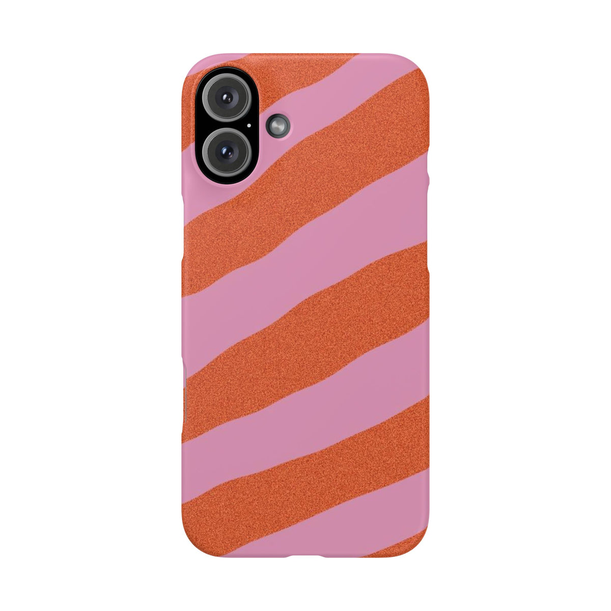 Slim Case – Orange and Pink Lines