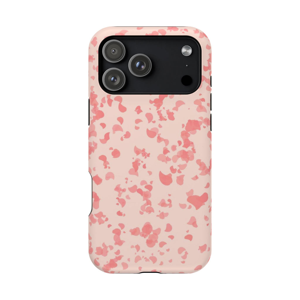 Phone Case (Pink Leaves)