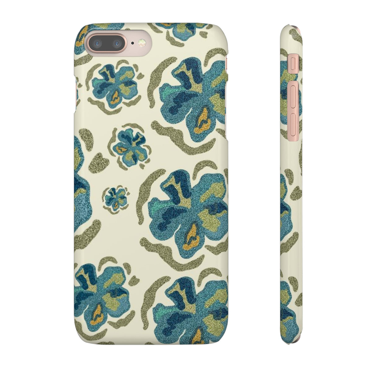 Slim Case – Blue Flowers