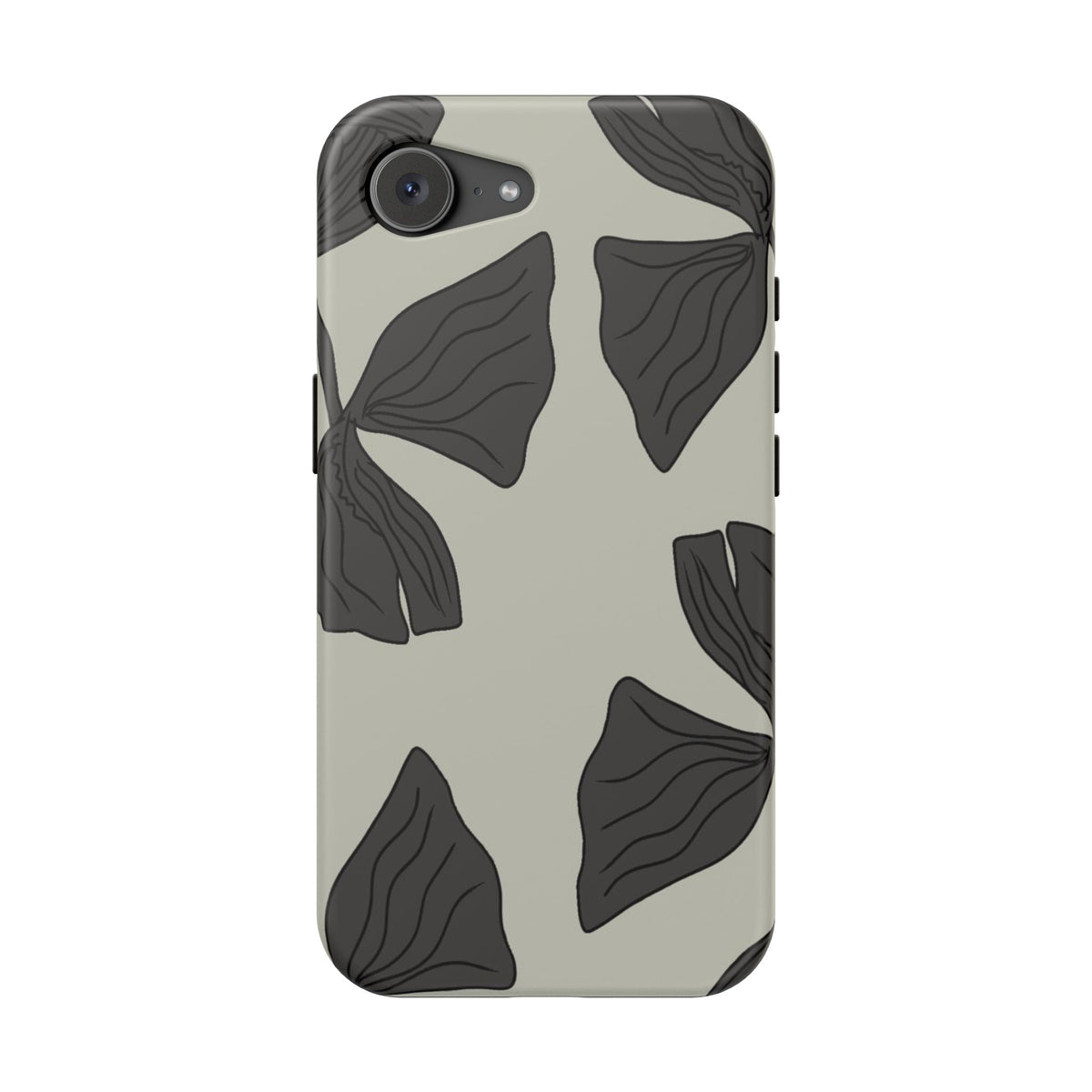 Magnetic Phone Case (Black Petals)