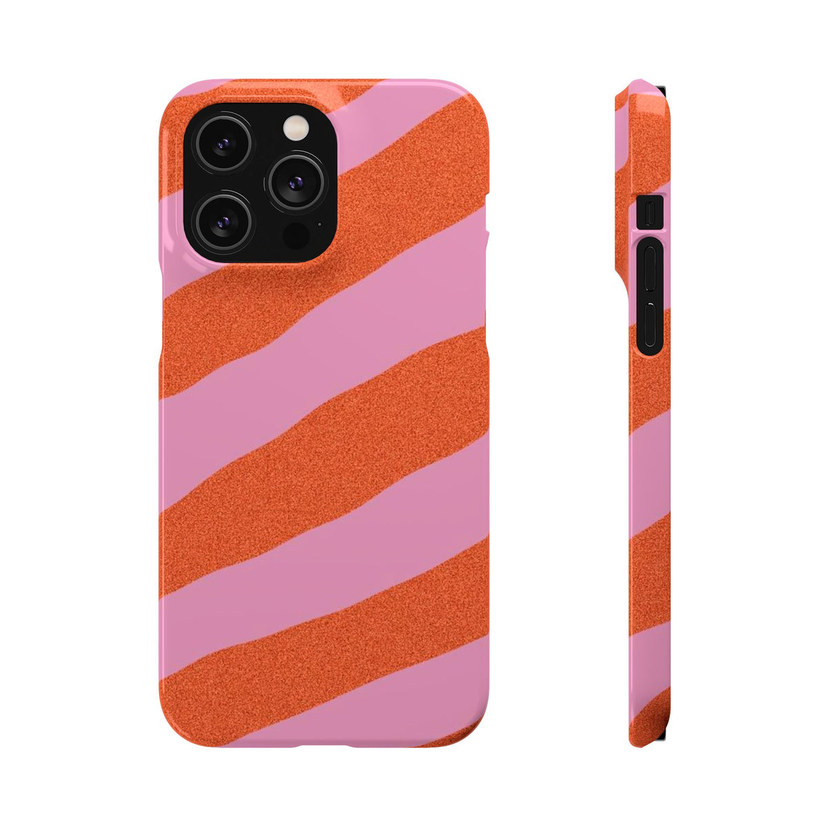 Slim Case – Orange and Pink Lines