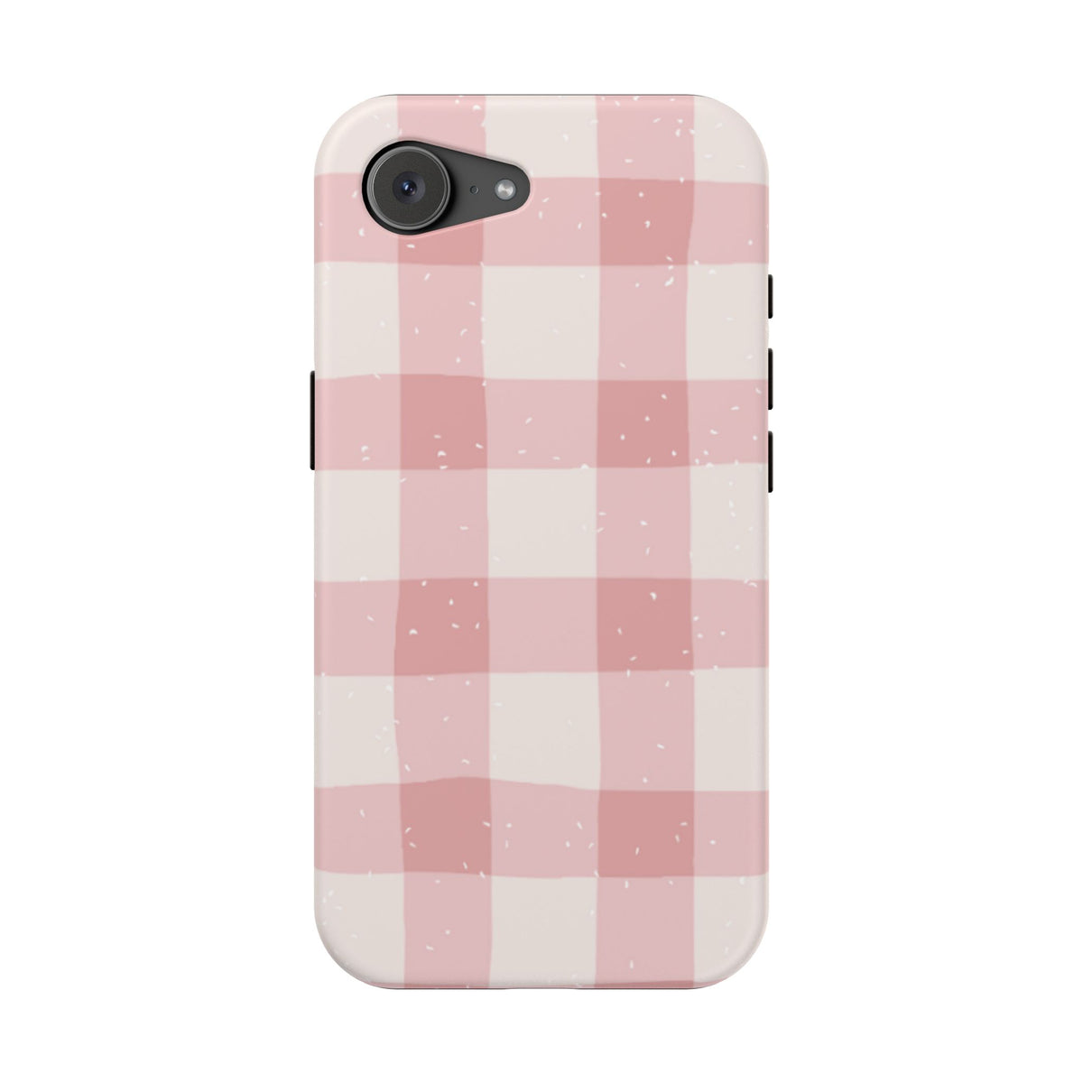 Magnetic Phone Case (Pink Checkered)