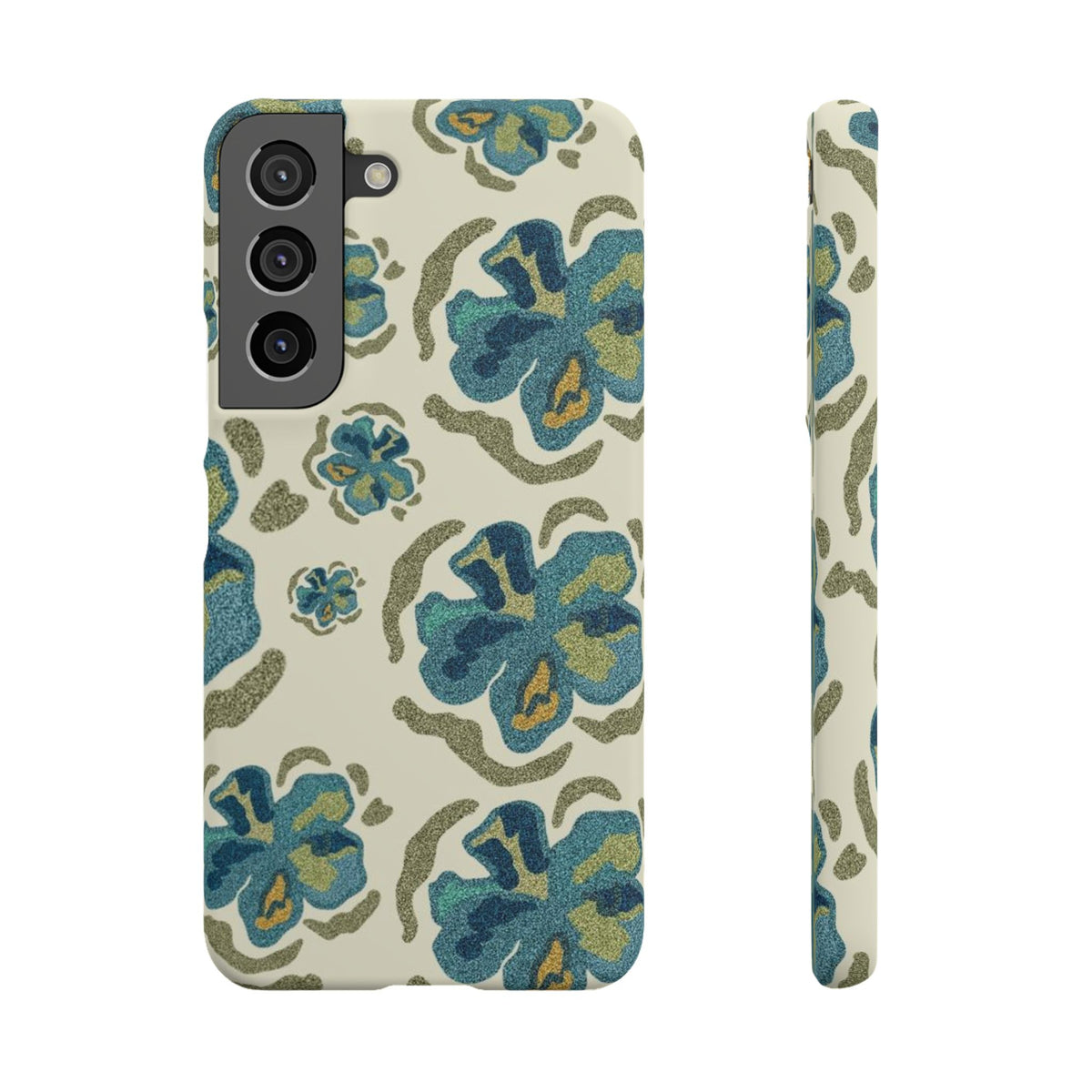 Slim Case – Blue Flowers
