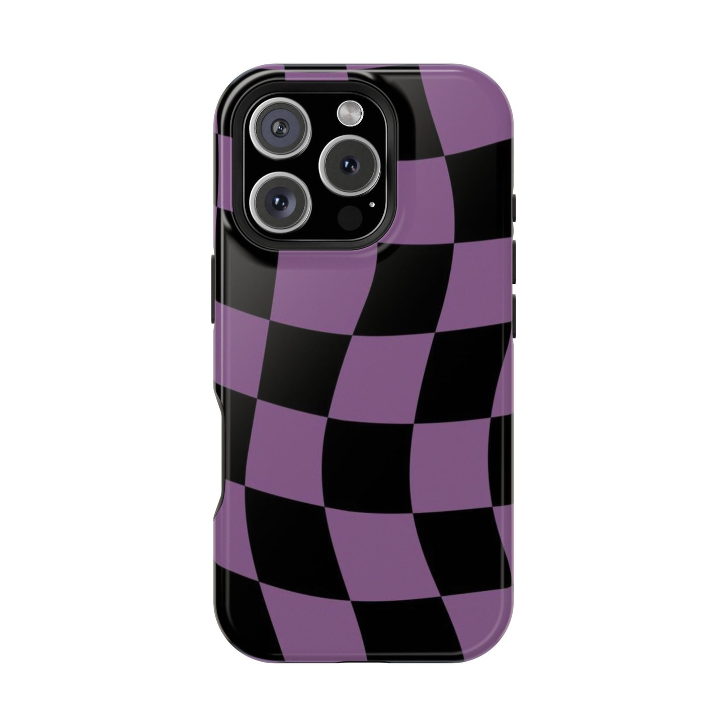 Phone Case (Purple Checkered)